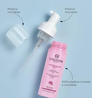 Collistar Soothing Cleansing Foam 180 ml Make-up verwijderaar en reiniger - thumbnail