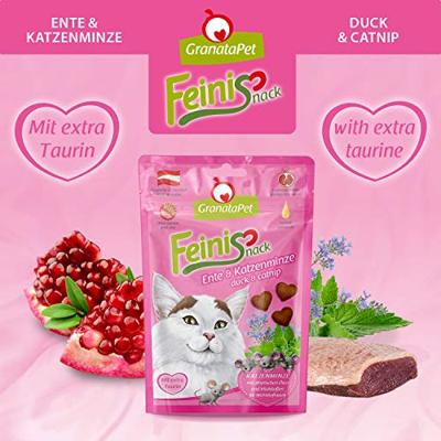 GRANATAPET FeiniSnack Duck and catnip - Kattensnoepje - 50g
