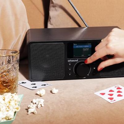 ArtSound: R9 DAB+ internet radio FM stereo - zwart ArtSound: R9 DAB+ internet radio FM stereo - zwart