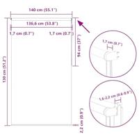 Rolgordijn verduisterend 140x130 cm stofbreedte 136,6 cm beige - thumbnail