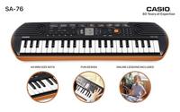 Casio SA-76 digitale piano Zwart, Bruin, Wit 44 toetsen - thumbnail