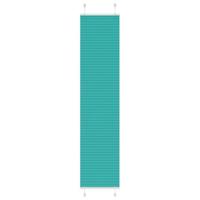 VidaXL Plissé rolgordijn 50x200 cm stofbreedte 49,4 cm petrol groen - thumbnail