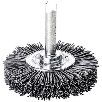 Lessmann Ronde borstel | d. 50 mm schacht 6 mm | SiC slijpborstels korreling 120 10 mm | 15000 min-¹ | 1 stuk - 415842 - 415842