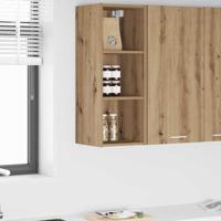 Hangkast Riga Artisan Eiken 30 x 29,5 x 80 cm Bewerkt hout - thumbnail