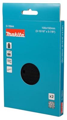 Makita Accessoires Beschermpad 100x150mm velcro - D-78944 Makita Accessoires Beschermpad 100x150mm velcro - D-78944