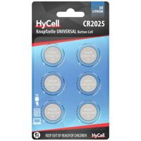 HyCell Knoopcel CR2025 3 V 6 stuk(s) 140 mAh Lithium CR2025 - thumbnail
