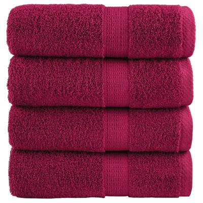 Gastendoekjes SOLUND 4 st 600 g/m 30x50 cm bordeauxrood
