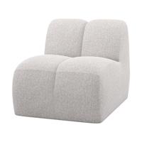 Woood Mojo 1-zits bank bouclé Ecru Melange - thumbnail