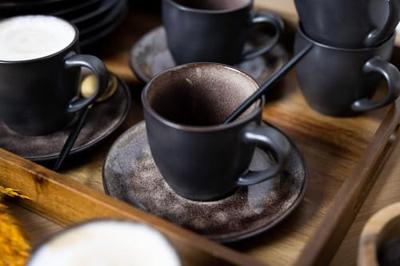 Studio Tavola Koffieset Dark Brown 18-Delig