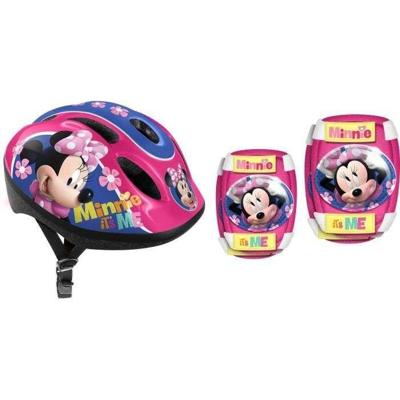 DISNEY MINNIE Combo-helm + kniebeschermers + elleboogbeschermers DISNEY MINNIE Combo-helm + kniebeschermers + elleboogbeschermers