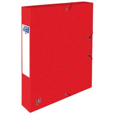 Elastobox oxford top file+ a4 40mm rood