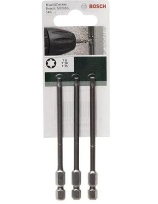 Bosch Accessoires Tweezijdige schroefbitset | T8, T10 en T15 | 89 mm | 3-delig - 2609255971 Bosch Accessoires Tweezijdige schroefbitset | T8, T10 en T15 | 89 mm | 3-delig - 2609255971