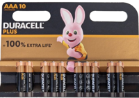 Duracell plus alkaline mini penlite lr03/aaa pack 10 stuks - thumbnail
