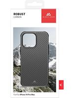 Black Rock Robust Carbon Cover Voor Apple IPhone 14 Pro Max Zwart - thumbnail