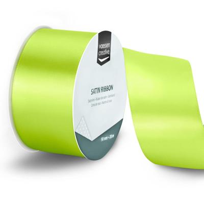 Vaessen Creative • satijnlint 20mx50mm appelgroen
