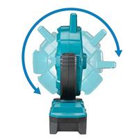 Makita CF001GZ Vloerventilator (Ø x h) 235 mm x 463 mm Turquoise, Zwart Oscillerend - thumbnail