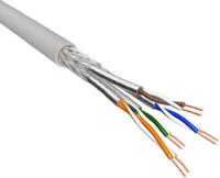 Cat6 S/FTP Kabel - patchkabel - AWG26 - LSZH - Licht Grijs - 500m - soepel - thumbnail
