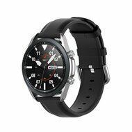 Classic leren bandje - Zwart - Samsung Galaxy Watch 6 - 40mm & 44mm Classic leren bandje - Zwart - Samsung Galaxy Watch 6 - 40mm & 44mm
