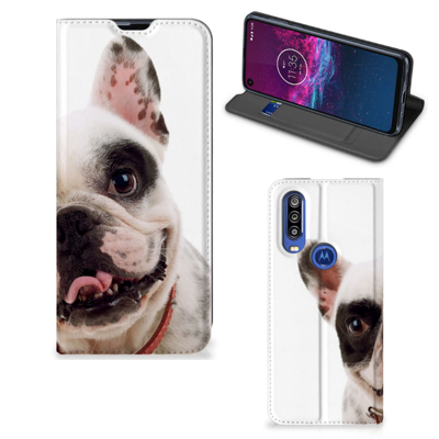 Motorola One Action Hoesje maken Franse Bulldog