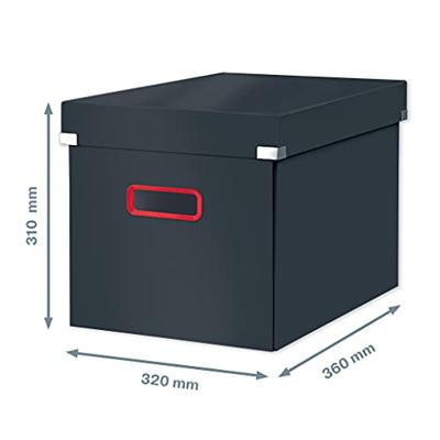 Leitz Cosy Click & Store kubus grote opbergdoos, grijs