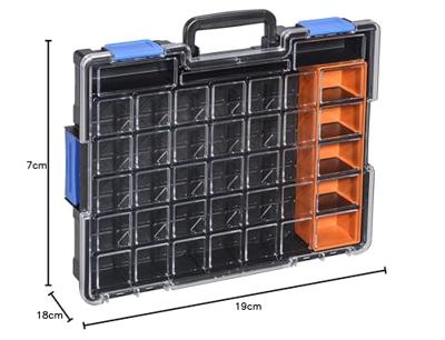 Allit Assortimentskoffer (l x b x h) 440 x 440 x 76 mm Aantal vakken: 7 Box Inhoud 1 stuk(s)