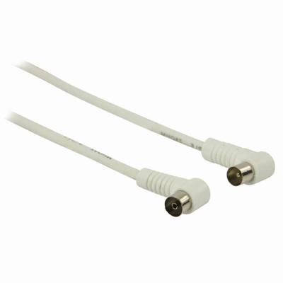 Nedis CSGP40100WT30 Coaxkabel 90 Db Iec (coax) Male Haaks - Iec (coax) Female Haaks 3,0 M Wit Nedis CSGP40100WT30 Coaxkabel 90 Db Iec (coax) Male Haaks - Iec (coax) Female Haaks 3,0 M Wit