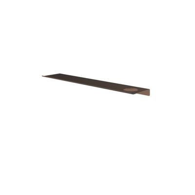 Hotbath &MORE Planchet - 60cm - inclusief bevestigings rails - 1 uitsparing - voor zeepdispenser of beker - Tuscan bronze SH060HTB