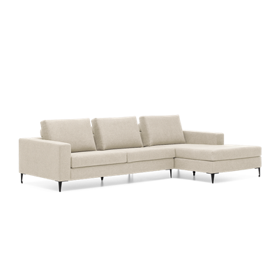 Hoekbank Fira Beige Stof