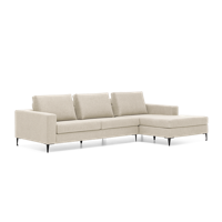 Hoekbank Fira Beige Stof - thumbnail