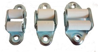 Bandgeleider 15mm Staal Met Kunststof Rollen - Voor Rolluik