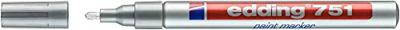 Edding 750 lakmarker 2-4mm rond zilver