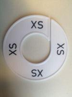 Maatring wit/zwart XS - thumbnail