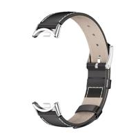 Echt leren bandje - Zwart - Xiaomi Smart Band 8 & 9 - thumbnail
