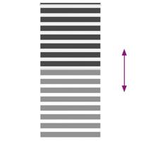 VidaXL Zebra rolgordijn 95x200 cm stofbreedte 90,9 cm zwart - thumbnail