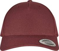 Flexfit FX5789M YP Classics 5-Panel Premium Curved Visor Snapback Cap - Maroon - One Size - thumbnail