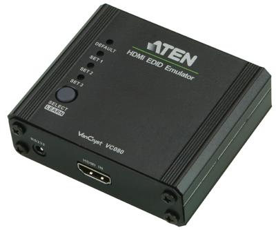ATEN VC080 HDMI Adapter [1x HDMI-bus - 1x HDMI-bus] Zwart