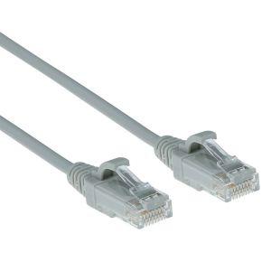 ACT DC9030 LSZH U/UTP CAT6 Datacenter Slimline Patchkabel Snagless | RJ45 connectoren | Grijs | 15 cm