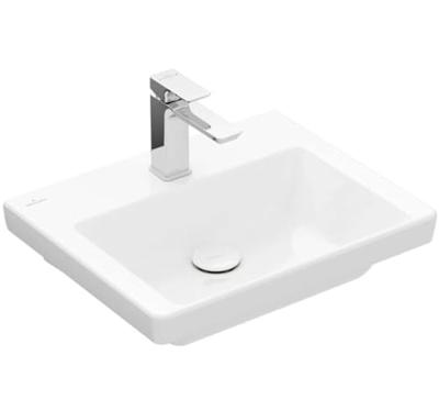 Fontein Villeroy & Boch Subway 3.0 Met CeramicPlus Zonder Overloop 50x40x14.5 cm Wit Alpin Villeroy & Boch