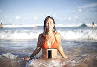 Cellularline View cover Universeel Universal Transparant, Wit Met polsband, Met schouderriem, Waterdicht - thumbnail