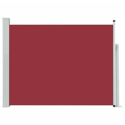 VidaXL Tuinscherm uittrekbaar 140x500 cm rood VidaXL Tuinscherm uittrekbaar 140x500 cm rood