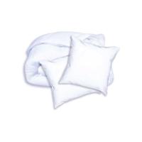 DODO Pack Warm anti-mijtendekbed 220x240 cm + 2 kussens 60x60 cm - Pracht - 100% volupt'air vulling 350gr/m² - Wit - thumbnail