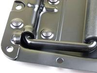 Adam Hall 34082BLK Inbouw handvat normaal zwart 8mm - thumbnail
