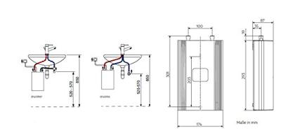 AEG DDLE 13 DDLE 13 Doorstroomboiler A (A - G) 14 kW - thumbnail