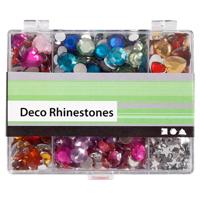 Creativ Company Https://www.cchobby.nl/strasstenen-in-display-box-rond-sterren-harten-d-6-7-9-10-11-12-14-16-mm-blauw-roze-zilver-300-stuk-1-doos - thumbnail