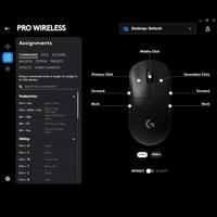 Logitech Pro muis Rechtshandig RF Draadloos Optisch 16000 DPI - thumbnail