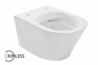 Wandcloset Wiesbaden Vesta | 52 cm | Rimless | Excl.Toiletzitting | Keramiek | Wit glans - thumbnail