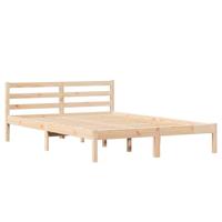 Bedframe Bruin 208.6 x 157.6 x 69.4 cm Massief grenenhout - thumbnail
