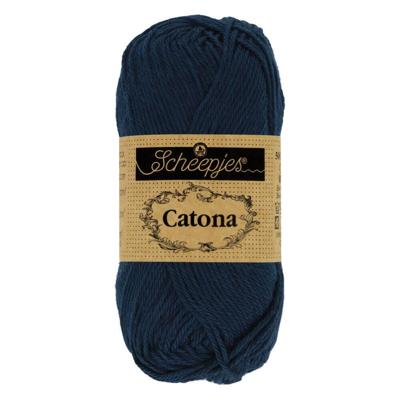 Scheepjes Catona 50g - 124 Ultramarine - Haakgaren / Breigaren