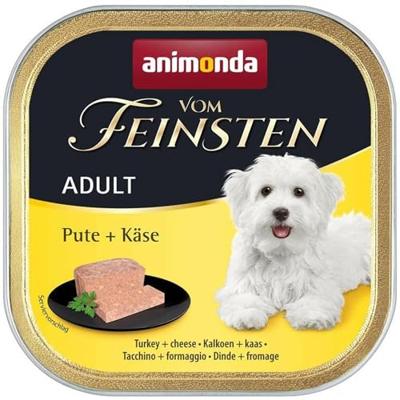 ANIMONDA Vom Feinsten Turkey with cheese - natvoer voor honden - 150g