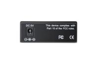 DIGITUS WDM mediaconverter - singlemode - Fast Ethernet - RJ45 / SC - BiDi - Tx1550nm / Rx1310nm - Tot 20 km - Zwart - thumbnail